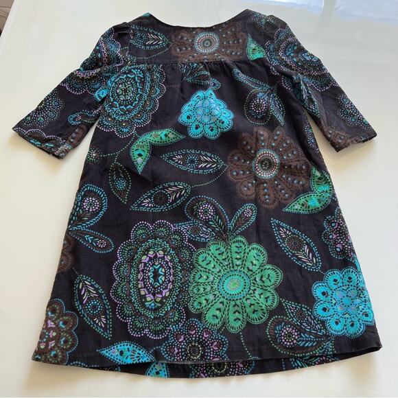 Gap Kids Brown Corduroy Pattern Dress Size Small Little Girl - Picture 5 of 5